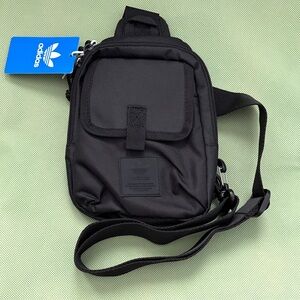 Adidas Black Belt Bag for Men